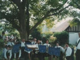 Outdoor performance under a tree