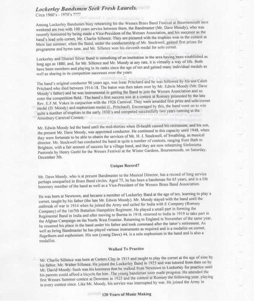 Wessex Brass Band Association Grand Festival Concert — Central Hall Southampton