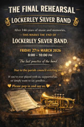 Lockerley Silver Band rehearsal room